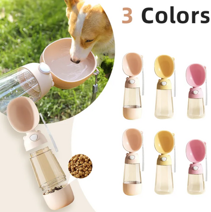 Draagbare waterfles voor honden