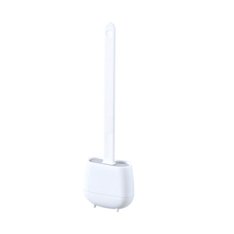 Retro siliconen toiletborstel en houder set (1 set)