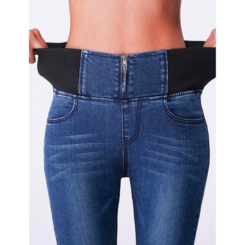 High Waist Slim Fit Dames Jeans Legging