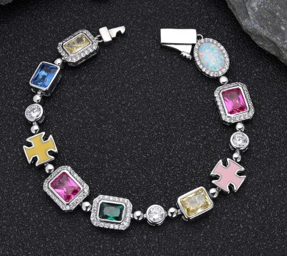 Vergulde Hip-Hop Edelsteen Ketting