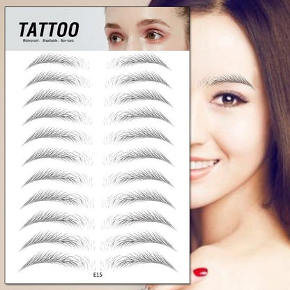 4D Waterdichte Wenkbrauw Tattoo Stickers